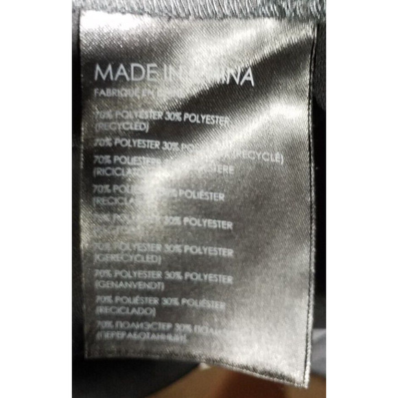 Club Monaco Black Tapered Leg Pants Zip Ankle Pockets Size 10 - Picture 6 of 6